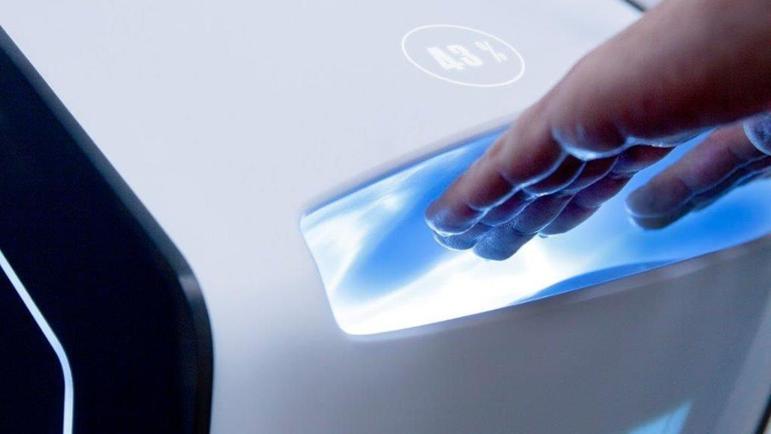 Plasma-based hand drying and disinfection system.